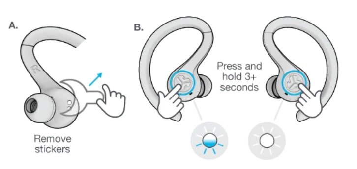 How to Turn on Jlab Earbuds